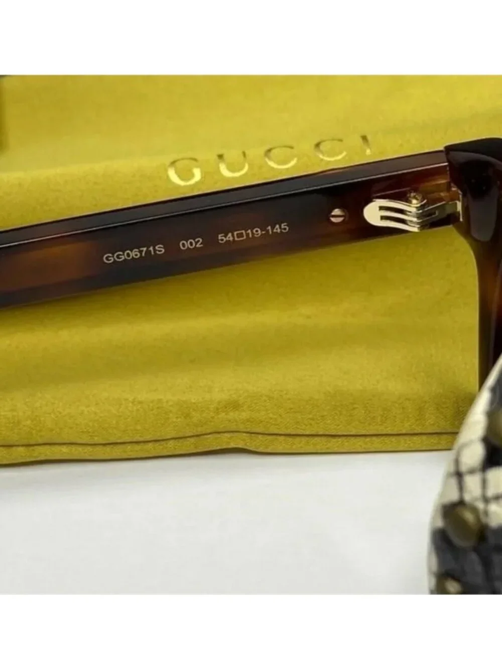 New Auth  - GG0671S Sunglasses by Gucci™ Shape: Rectangle, Material: Acetate,